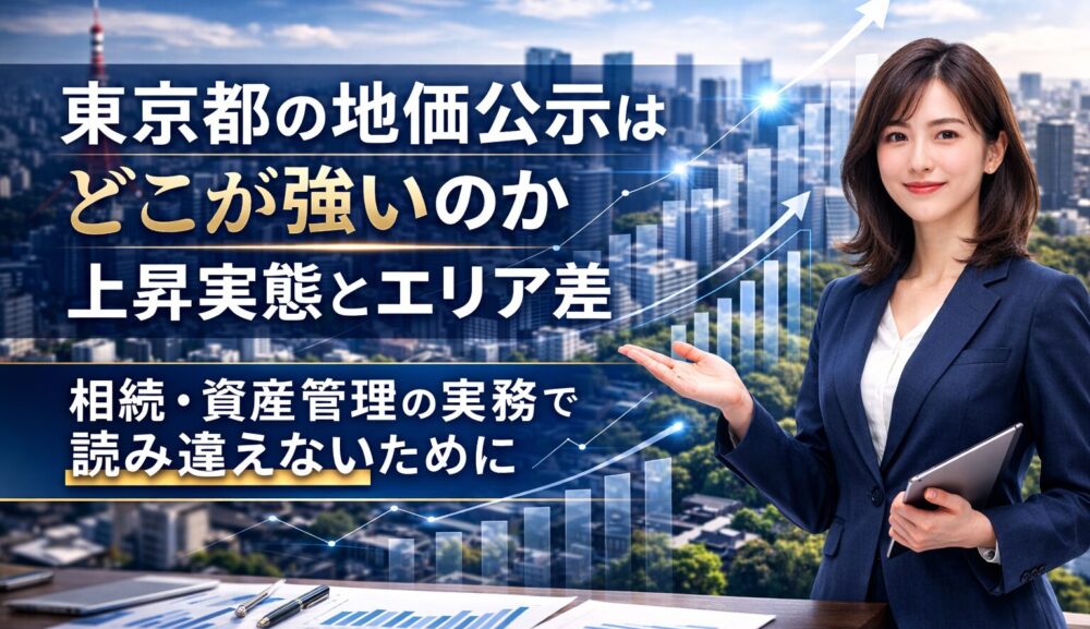 東京都の地価公示はどこが強いのか｜相続・資産管理で読み違えない「上昇実態」とエリア差